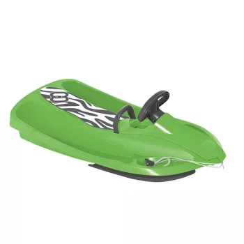 Hamax Sno Zebra Snow Racer verde polietilene