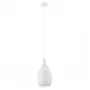 Lampada a Sospensione E27 Glo Razoni 19 cm Bianco