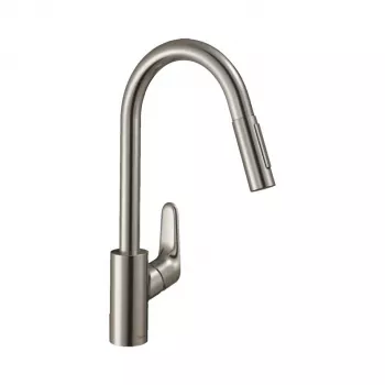 Hansgrohe Focus M41 miscelatore monocomando per cucina con doccetta estraibile, cromo