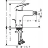 HANSGROHE Logis miscelatore bidet 71200000 con allaccio a incasso