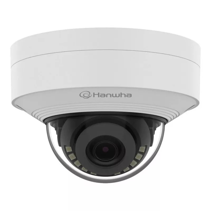 HANWHA QNV-C9011R Telecamera dome di rete 8MP IR, 3,0mm, AI, H.265, PoE, IP66, IK10