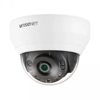 HANWHA VISION QND-6012R1 telecamera IP dome fissa da interno 2MP con obiettivo 2,8mm, IR, WDR, PoE