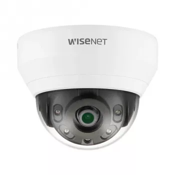 HANWHA VISION QND-6012R1 telecamera IP dome fissa da interno 2MP con obiettivo 2,8mm, IR, WDR, PoE