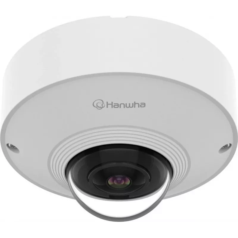 Hanwha Vision QNF-C9010V telecamera IP dome fisheye 360° 12MP