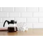 HARIO V60-01 Dripper in plastica per caffè trasparente 1-2 tazze