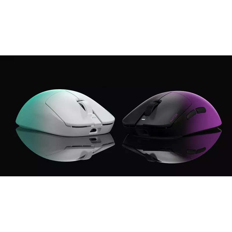 Hator Quasar 3 ULTIMA Mouse da gaming con filo nero-viola