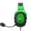 Havit H2002d Cuffie gaming con microfono, nero/verde