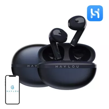 HAYLOU X1 2023 auricolari True Wireless con ENC, Bluetooth 5.3, driver 12mm, IPX4, blu scuro