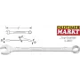HAZET 600N-5.5 Chiave combinata 5,5 mm, cromo-vanadio, DIN 3113