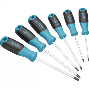 HAZET 811T/6 set di cacciaviti da officina 6 pezzi TORX interno (TX10-TX30)