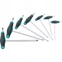 HAZET 829KK/7 set di 7 cacciaviti con impugnature Power-Grip3 a 3 componenti e custodia arrotolabile