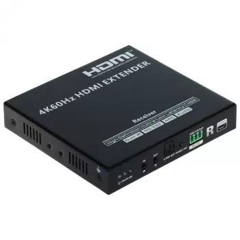 Ricevitore extender HDMI 4K@60Hz 70m su CAT6/7 PoC IR