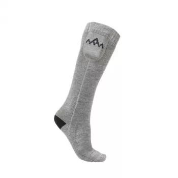 HeatX Everyday calze riscaldanti con batterie, taglia M, nero/grigio