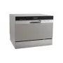 HEINRICH'S 8840 Lavastoviglie a libera installazione, 12 coperti, 6 programmi di lavaggio, argento