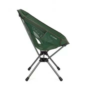 Helinox Chair One (re) sedia da campeggio pieghevole - verde foresta, poliestere 600D riciclato, telaio in alluminio DAC, portata 145 kg