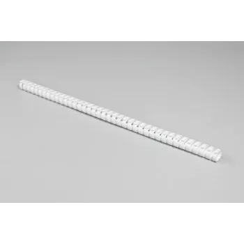 HELLERMANNTYTON FLEX-20SK-PP-WH Guaina a spirale per gestione cavi, bianco, 20 mm, 25 m