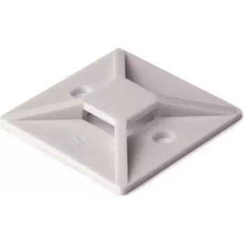 HellermannTyton MB4A Base di fissaggio per fascette 28x28mm PA66 naturale