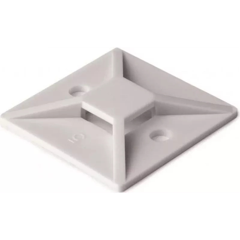 HellermannTyton MB4A Base di fissaggio per fascette 28x28mm PA66 naturale