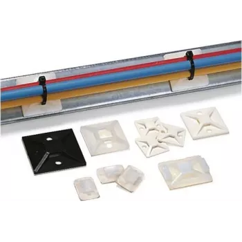 HellermannTyton MB4A Base di fissaggio per fascette 28x28mm PA66 naturale