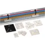 HellermannTyton MB4A Base di fissaggio per fascette 28x28mm PA66 naturale