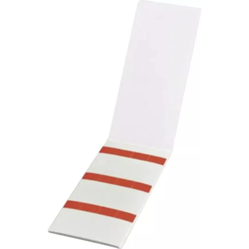 HellermannTyton HELASIGN etichette autolaminanti per marcatura cavi, rosso/trasparente, 19 x 38 mm, 60 etichette (10 fogli da 6), PVC 598-31402