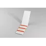 HellermannTyton HELASIGN etichette autolaminanti per marcatura cavi, rosso/trasparente, 19 x 38 mm, 60 etichette (10 fogli da 6), PVC 598-31402