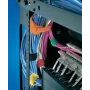 HellermannTyton TEXTIE-5M-PA/PP-BK rotolo di fascette in velcro per cavi, 5 m x 12,5 mm, nero, riutilizzabile 130-00020