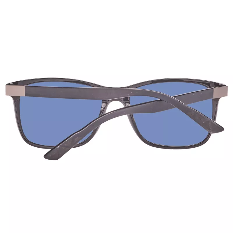 HELLY HANSEN HH5013-C01-56 Occhiali da sole uomo - montatura nera, lenti grigie 56/17/145 mm
