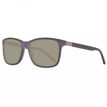 HELLY HANSEN HH5013-C01-56 Occhiali da sole uomo - montatura nera, lenti grigie 56/17/145 mm