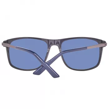 Helly Hansen HH5016-C03-56 Occhiali da sole uomo polarizzati, montatura nera, lenti grigio fumo, 56/18/140 mm