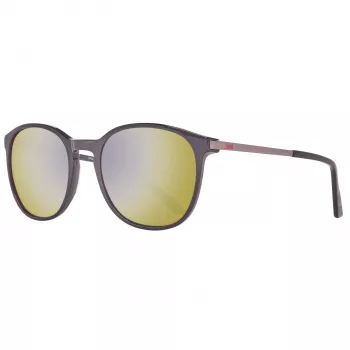 HELLY HANSEN HH5022-C01-57 Occhiali da sole Unisex - Montatura Nera, Lenti Grigie Polarizzate, 55/22/140 mm