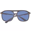 Helly Hansen Occhiali da sole uomo HH5019-C01-55 - Montatura nera, lenti fumé, 55/17/140 mm