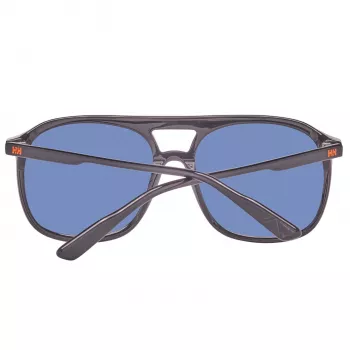 Helly Hansen Occhiali da sole uomo HH5019-C01-55 - Montatura nera, lenti fumé, 55/17/140 mm