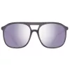 Helly Hansen Occhiali da sole uomo HH5019-C01-55 - Montatura nera, lenti fumé, 55/17/140 mm