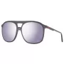 Helly Hansen Occhiali da sole uomo HH5019-C01-55 - Montatura nera, lenti fumé, 55/17/140 mm