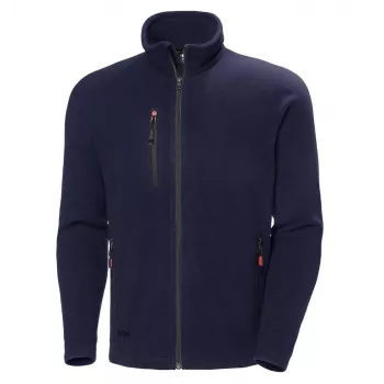 Helly Hansen Oxford Navy giacca in pile uomo - 100% poliestere, 300 g/m², zip integrale, taglia L