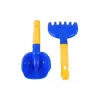 HEMAR set rastrello per sabbia, spatola, bicolore, 2 pz. mix