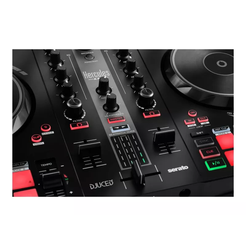 Hercules DJ Essentials Kit con DJControl Inpulse 200, diffusori DJMonitor 32 e cuffie HDP DJ45