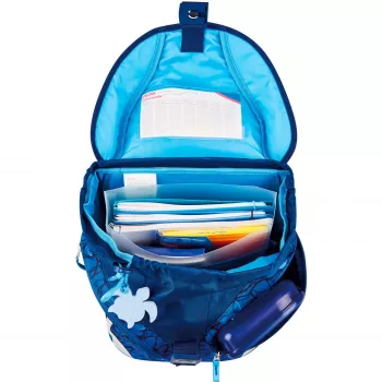 Herlitz Zaino per scuola primaria SoftLight Plus GREENline Deep Sea