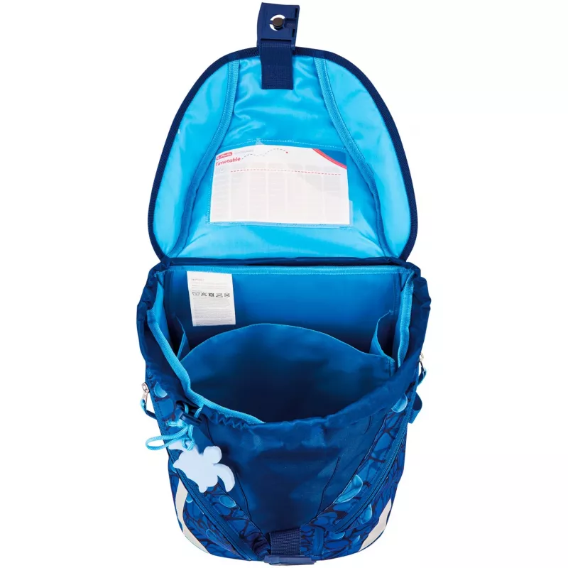 Herlitz Zaino per scuola primaria SoftLight Plus GREENline Deep Sea
