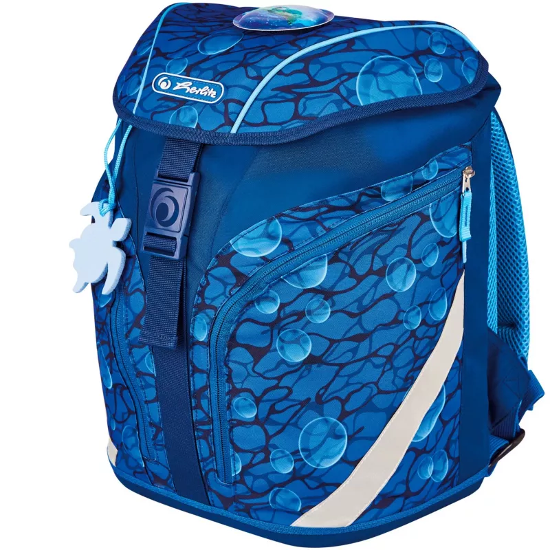 Herlitz Zaino per scuola primaria SoftLight Plus GREENline Deep Sea