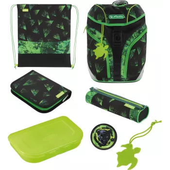 Herlitz Zaino scuola primaria SoftLight Plus Greenline Explorer