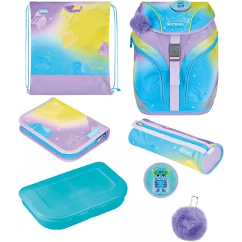Herlitz SoftLight GREENline Little Monster Zaino per la scuola primaria