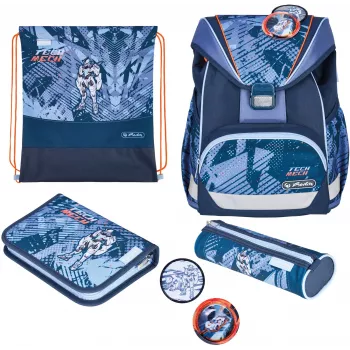 Herlitz UltraLight Plus TechMech Zaino scuola
