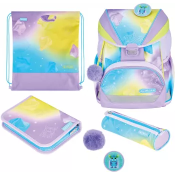 Herlitz UltraLight XL Plus Little Monster set zaino scolastico