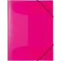 HERMA 19657 raccoglitore A4 polipropilene rosa con angoli rinforzati in metallo, dorso 80 mm, capacità 600 fogli