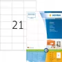 HERMA Premium 4634 etichette in carta autoadesive permanenti opache laminate, bianche, 70 x 41 mm, 4200 etichette (200 fogli x 21)