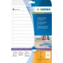HERMA Special Permanent Etichette per archivio adesive opache, carta, bianco, 192 x 16,9 mm, 400 etichette (25 fogli x 16) (5118)