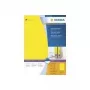 HERMA SuperPrint etichette per raccoglitori gialle 61 x 192 mm 400 etichette (100 fogli x 4) 4296