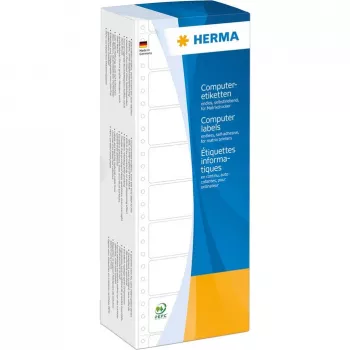 HERMA Etichette per computer a modulo continuo bianche 147,32x99,2 mm perforate 3000 pz.